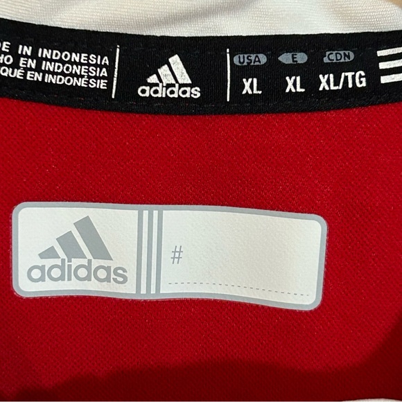 Adidas Ole Miss Track & Field Long Sleeve Polo Shirt XL - Picture 5 of 11